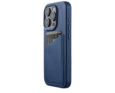 Mujjo Leather Wallet Phone Case - Fits iPhone 15 Pro - MagSafe Compatible
