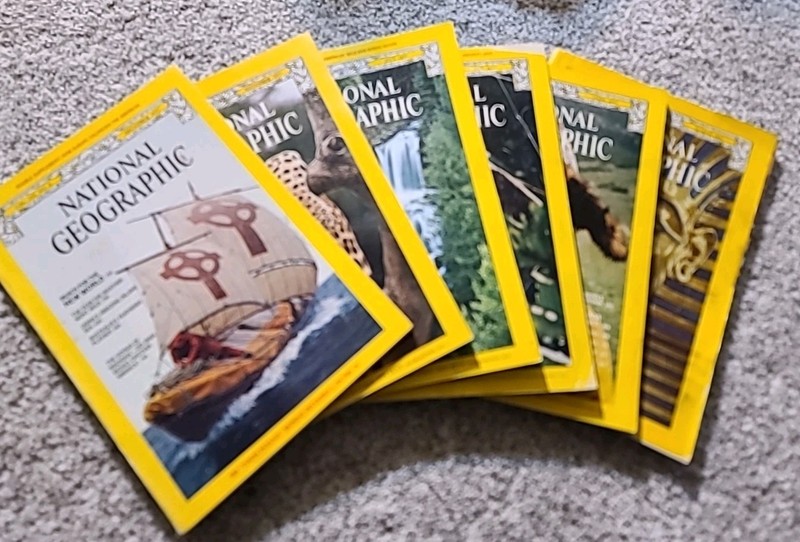 National Geographic Magazine – Lot of 6 (Mar, Apr, May, July, Nov, Dec 1977)...