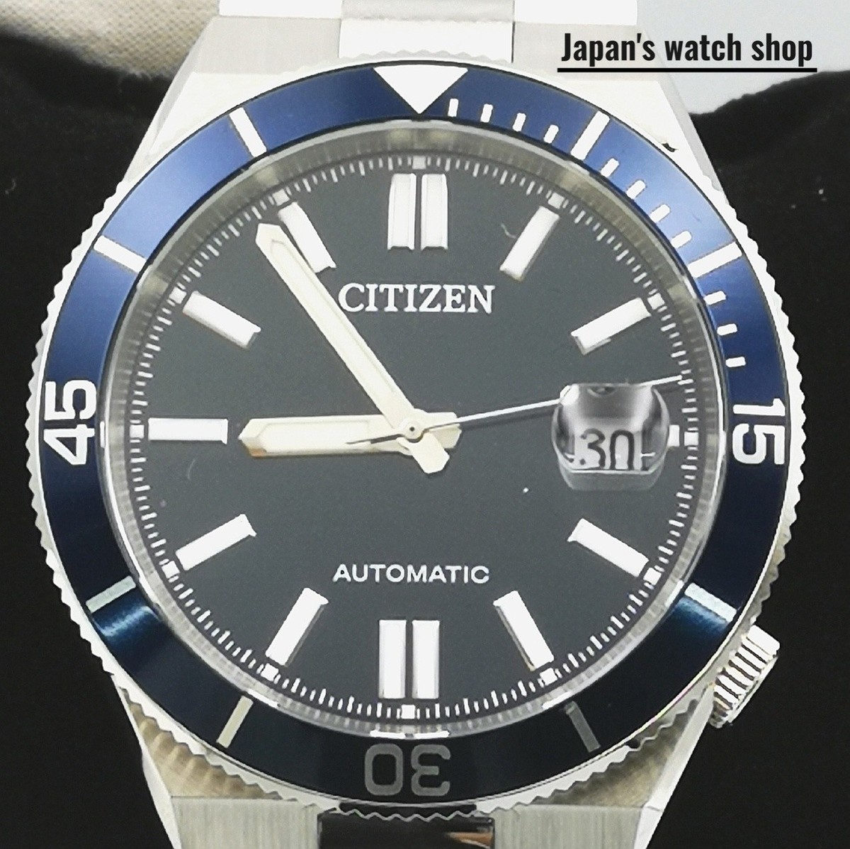 CITIZEN TSUYOSA NJ0230-59L Black Automatic Sapphire Men's Watch