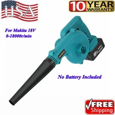 18V Cordless Leaf Blower Electric Vacuum Tool Body For Makita DUB182 (Tool Only)