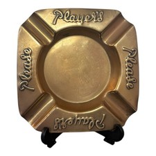 Player’s Please Brass Pub Players Cigarettes Advertising Ashtray Made in England