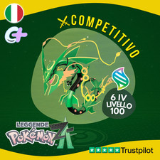 Mega Rayquaza Non Shiny 6IV Leggende Pokémon Z-A Battle Competitivo Legit ZA Z A
