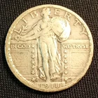 1918-S Standing Liberty Quarter 90% Silver Better Detail San Francisco US m11