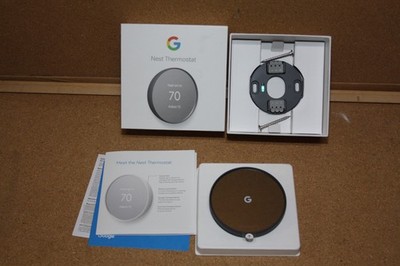 Google Nest Smart Thermostat Charcoal - GA02081-US Open Box
