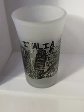 Italia Shot Glass Frosted Barware