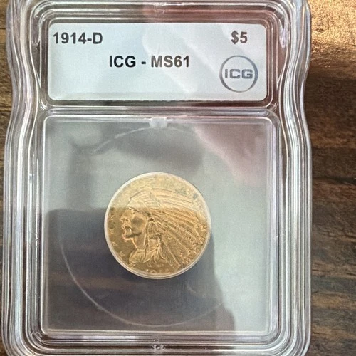 1914-D Indian Half Eagle — photo from the most recent tracked eBay sale