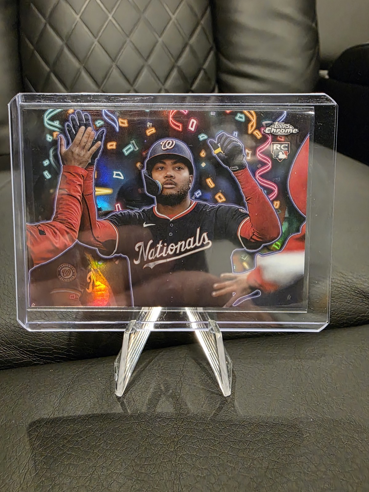 2025 Topps Chrome Update #CT16 James Wood Celebracion SSP! (RC)