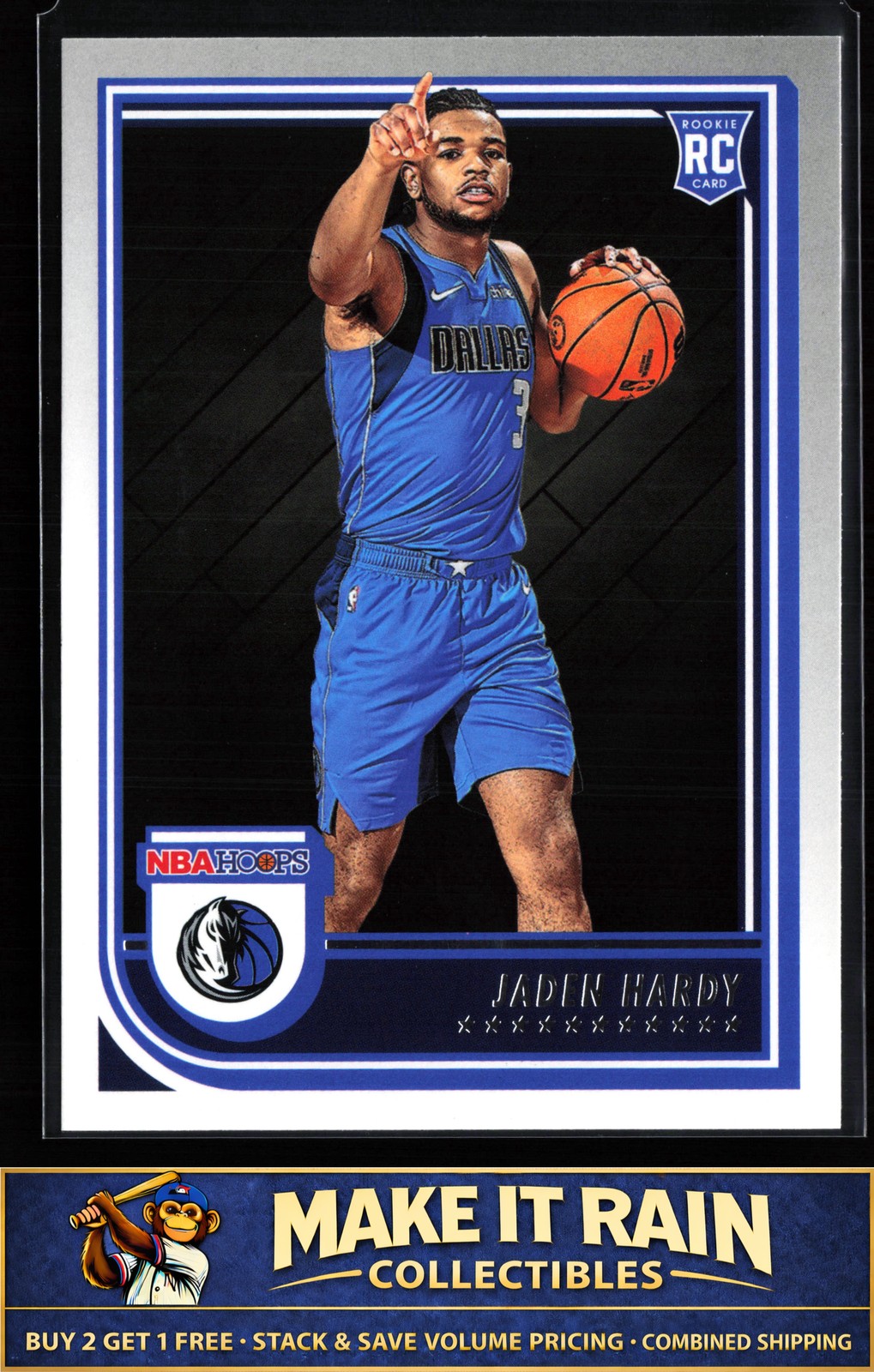 Jaden Hardy 2022-23 Hoops #263 Dallas Mavericks Rookie RC