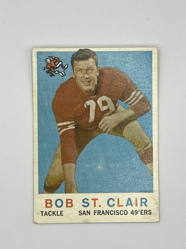 Bob St. Clair #58 1959 Topps card