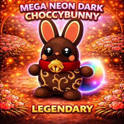 MEGA NEON DARK CHOCCYBUNNY (BILLIG) ADOPTIEREN SIE EIN HAUSTIER VON MIR - BILLIGSTES AUF EBAY