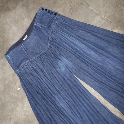 KAPITAL - 2000s Women's Wide-Leg Denim Culotte Pants Blue Japan S
