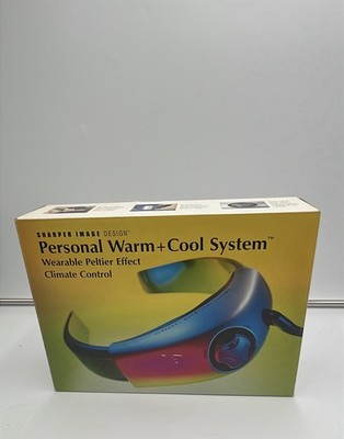 Sharper Image Personal Warm + Cool System Wearable Climate Control Neck Cooler