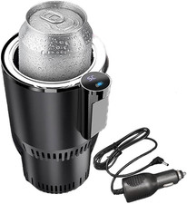 2-in-1 Car Cup Warmer  Cooler   Smart Mug Holder, Black