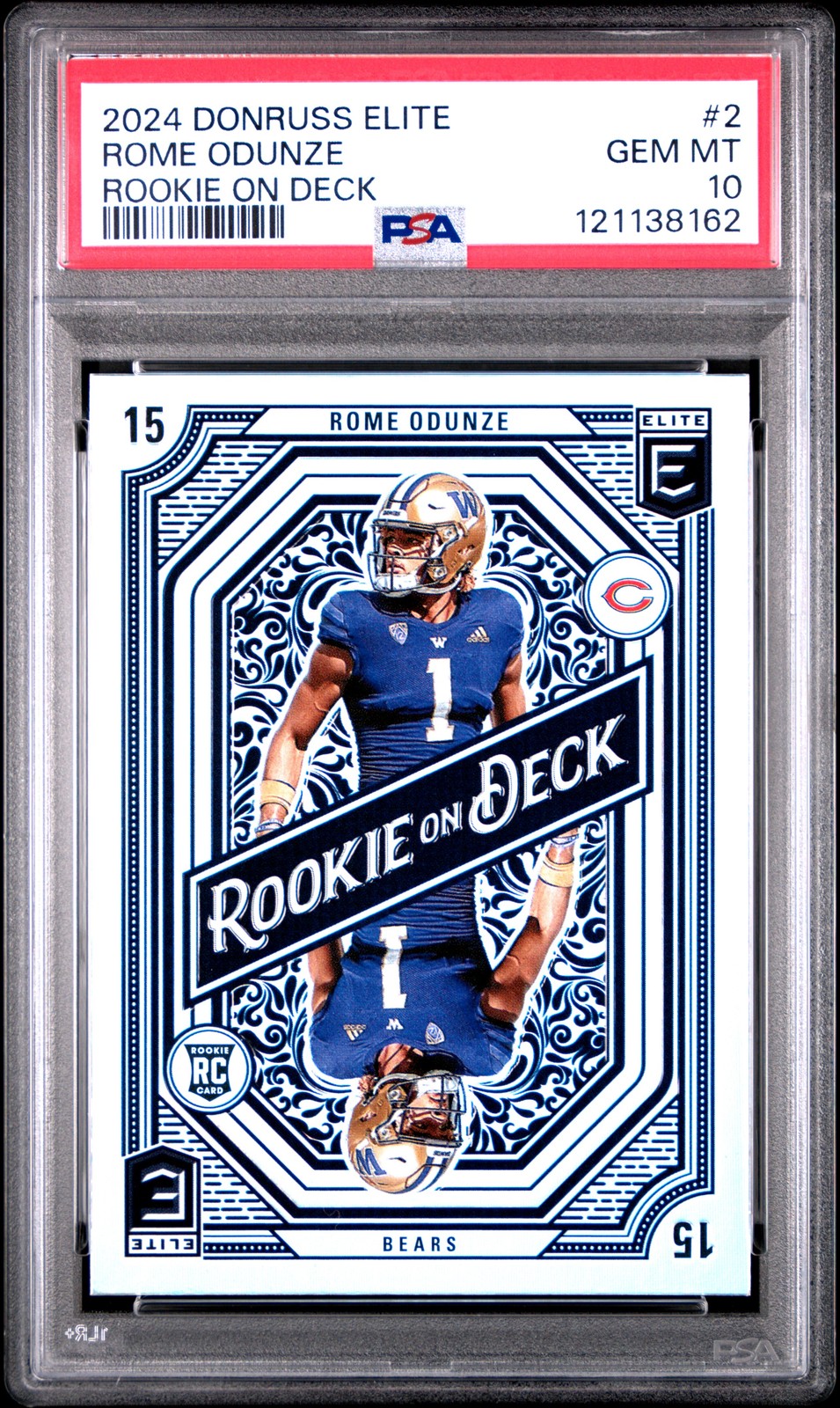 2024 PANINI DONRUSS ELITE RC ON DECK #2 ROME ODUNZE ROOKIE RC PSA 10