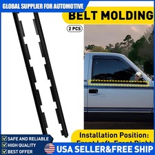For 1988-2000 Chevy Gmc Pair Front Outer Window Sweep Weather Strip Seal Set For 1988-2000 Chevy Gmc Pair Front Outer Window Sweep Weather Strip Seal Set