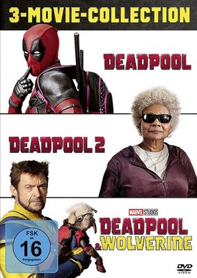 Deadpool - 1+2+3 (Deadpool & Wolverine) Film Collection # DVD-NEU