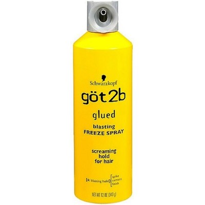 6 Pack Got2b Glued Blasting Freeze Spray 12 Ounce