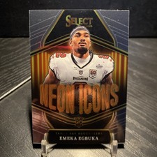 2025 Panini Select - Emeka Egbuka Base Neon Icons #24