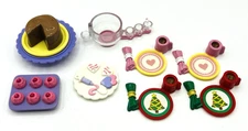 Vintage 1999 Fisher Price Loving Family Holiday Fun 74823 Accessories Lot Extras