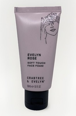 Crabtree & Evelyn Evelyn Rose Soft Touch Face Foam 1.6 Fl. oz New