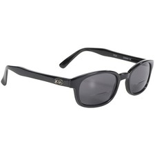 Pacific Coast Sunglasses X-KD Bifocal Black Frame Smoke Lens 2.25