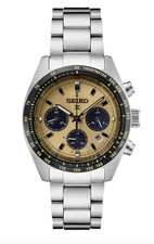 Seiko Prospex Golden Panda Seitona Gold Beige Dial Steel Men's SSC817 Watch39mm