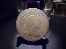 1795 1c Liberty Cap Large Cent Plain Edge Extremely RARE Great Shape Scarce!!