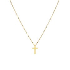 Gold Cross Necklace for Women 14K Gold Plated/Silver Layered Cross Choker Dainty