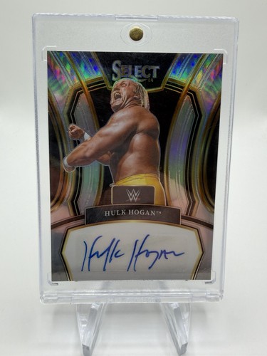 2024 Panini Select WWE Hulk Hogan Silver Auto #LS-HHG 