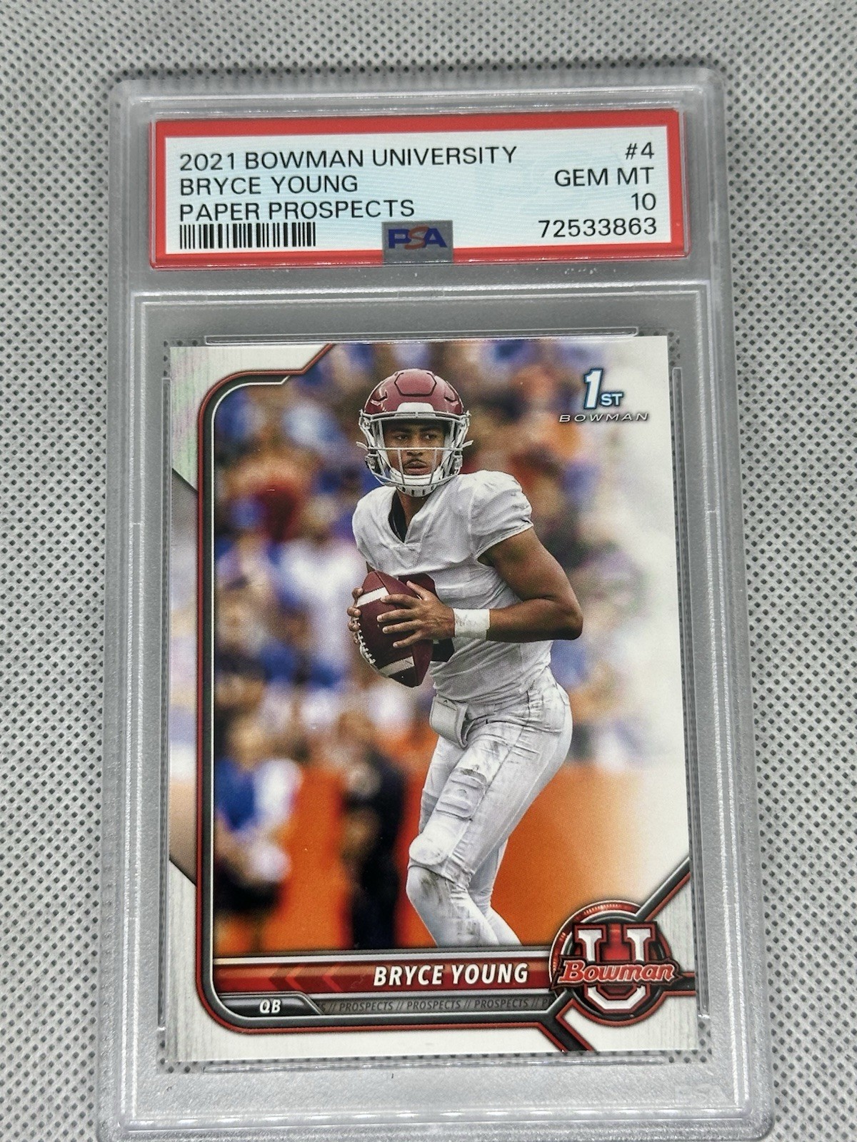 2022 Bowman U Bryce Young AUTO 1st Bowman ROOKIE+ 2022 1st Bowman RC PSA 10 view 4
