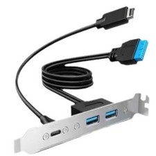 20Gbps USB3.2 Gen2x2 Front Panel Adapter, USB-C and USB to USB3.2 Type-E4855