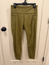 JoyLab Olive Ankle Leggings Women Regular Solid Stretch Athleisure Knit M NWOT