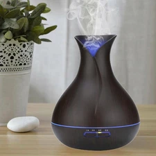 Oil Aroma Diffuser Aromatherapy LED Essential Ultrasonic Humidifier Air Purifier