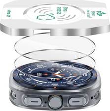 2-Pack Tempered Glass Screen Protector for Samsung Galaxy Watch 8 Ultra 47mm