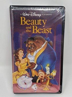 Disney Black Diamond VHS Beauty Beast Schöne Biest Sealed NEU Black Clamshell