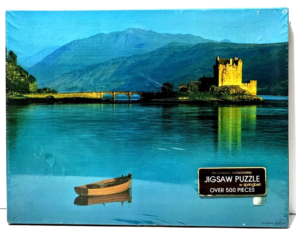 Springbok 500-piece Puzzle - Castle of Eilean Donan - New/Sealed - Image 2 of 4