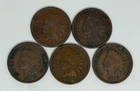1889 1899 1901 1903 1907 Indian Head Cent Lot of 5
