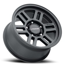 4-new 17 Vision 355 Manx2 Overland Wheels 17x9 6x5.56x139.7 18 Black Rims 106.