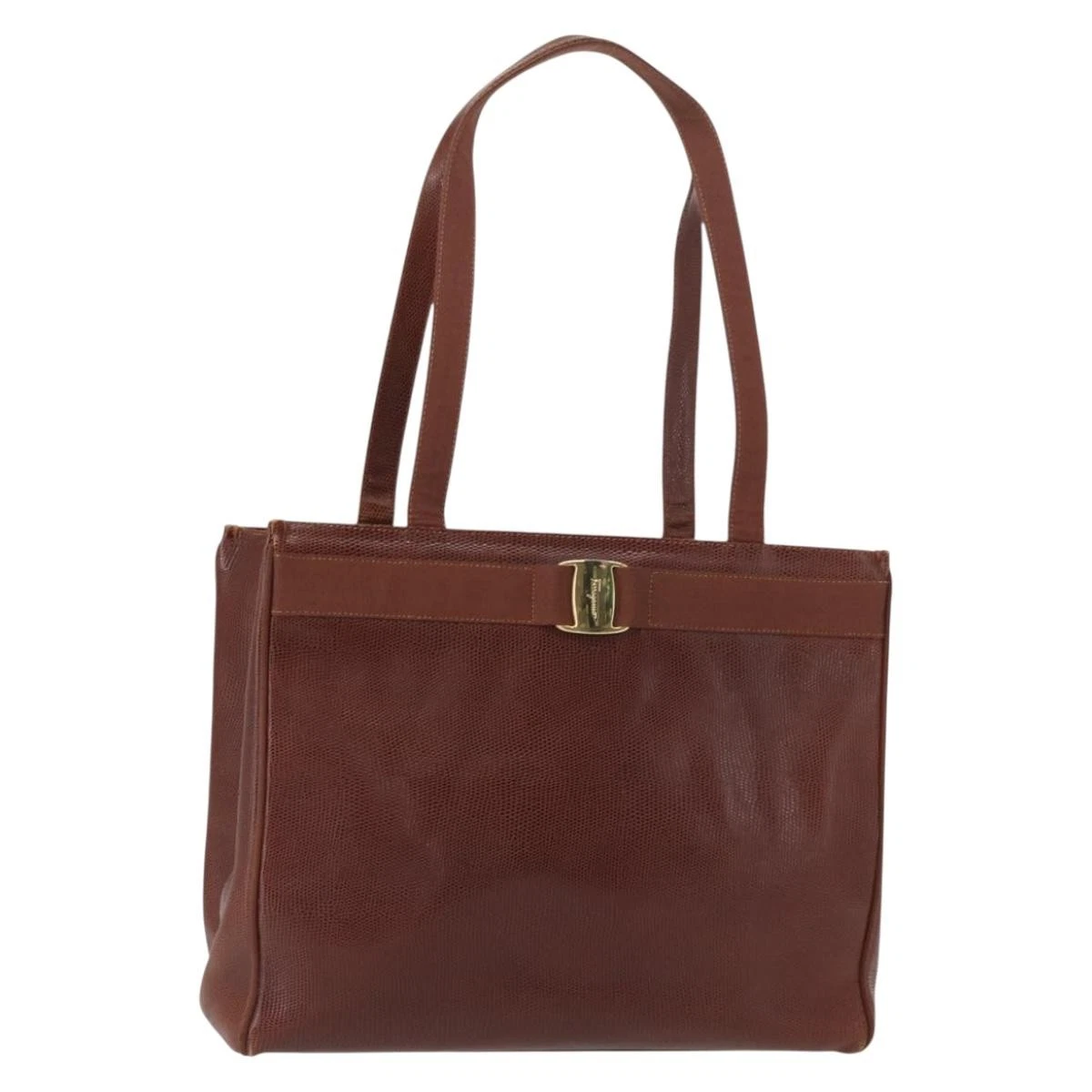 Salvatore Ferragamo Tote Brown Bags & Handbags for Women for sale