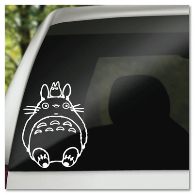 MULTIPLE BRANDS USED 6" My Neighbor Totoro and Chibi Totoro Vinyl Decal Sticker
