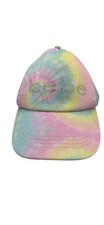 Bebe Girls Baseball hat Cap tye dye Multicolor One Size Rhinestone .