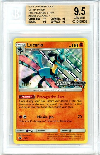 Lucario graded BGS 9.5 for sale on eBay