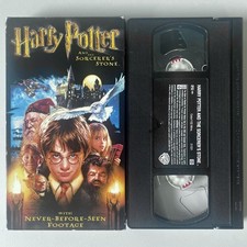 Harry Potter and the Sorcerer's Stone VHS 2001 Daniel Radcliffe Emma Watson