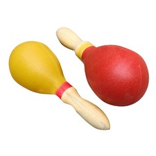 Maracas Kids Rumba Shaker Party Favor Toy PVC Hand Percussion Musical Instrument
