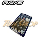VOLK RACING RAYS L32 32MM DURA WHEELS LOCK LUG NUTS 12X1.5 1.5 RIMS GUN METAL