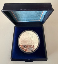 Moneta argento 500 scellini regione dei laghi 1993 - 22,2g