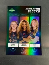 Bebar-Gamero-Huff Bay FC #2 2025 Parkside Vol. 2 NWSL Card Building Blocks