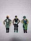 Vintage GI Joe Action Figures LOT OF 3 Hasbro ARAH 3.75" Hong Kong Copperhead