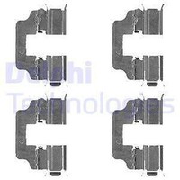 Delphi LX0493 ZubehöRsatz, Scheibenbremsbelag FüR Honda
