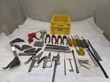 Mixed Hand Tool Lot Air Blow Guns Pliers Screwdrivers Feeler Gauges Scrapers